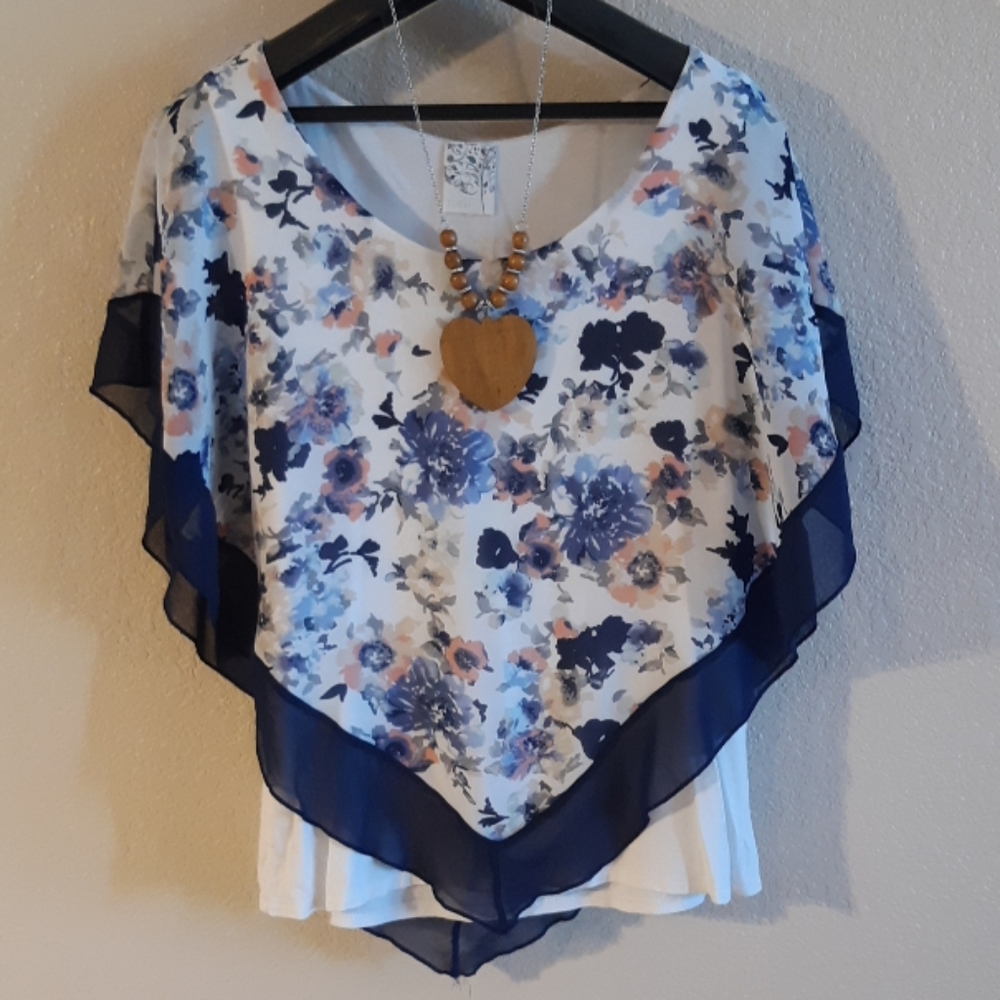 Layered Flower Top